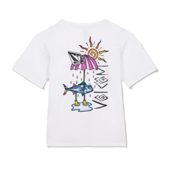Majica Volcom SUNFISH BSC SS - Wht White