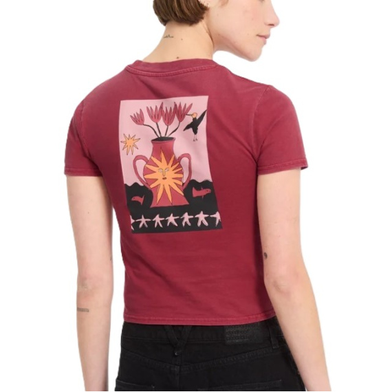 Volcom MOOVE ON Tee - Deep Red