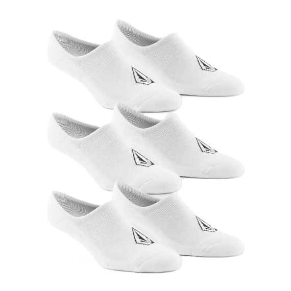 Volcom STONES NSHW SOCK 3PK - White