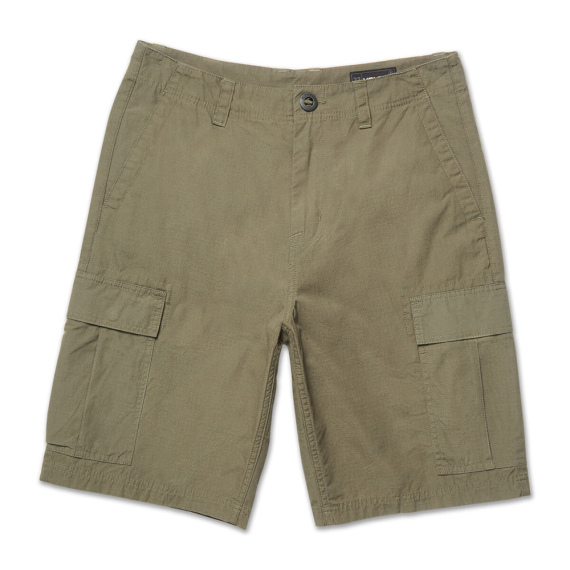 Hlače Volcom STRANGE TRIPPER CARGO 22 Kratke - Wintermoss