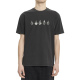 Majica Volcom LUNAR PHASES SS - Black