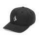Kapa Volcom FULL STONE HTHR FLEXFIT - Charcoal Heather