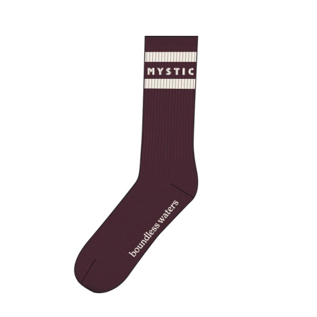 Mystic BRAND Season Socks - 322 Oxblood Red