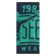Brisača Chiemsee BEACHTOWEL - 19-4010 Total Eclipse