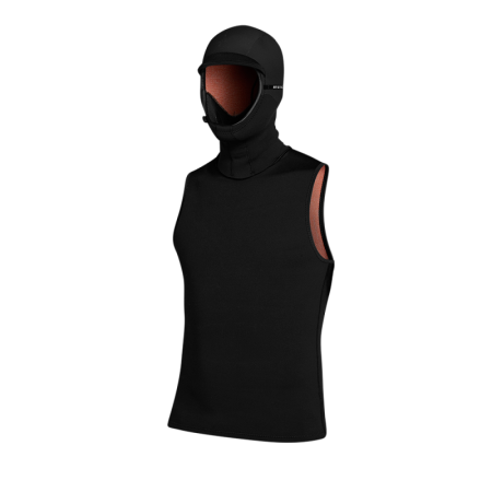 Mystic Majica STAR Rash Top Hood - 900 Black