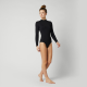 Lycra Mystic SOFI LS Open Back One Piece Women - 900 Black
