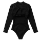 Lycra Mystic SOFI LS Open Back One Piece Women - 900 Black