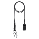 Mystic Big Wave Leash - 900 Black