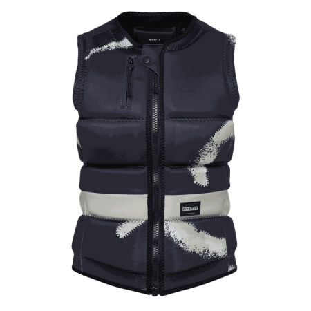 Mystic Jopič EVOKE Impact Vest Frontzip Wake Women - 905 Black Allover