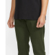 Hlače Volcom FRICKIN SLIM JOGGER - Dark Green