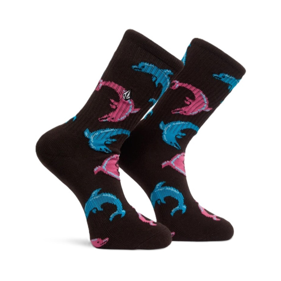 Nogavice Volcom FA OZZY SOCK 1 - Rsn Raisin