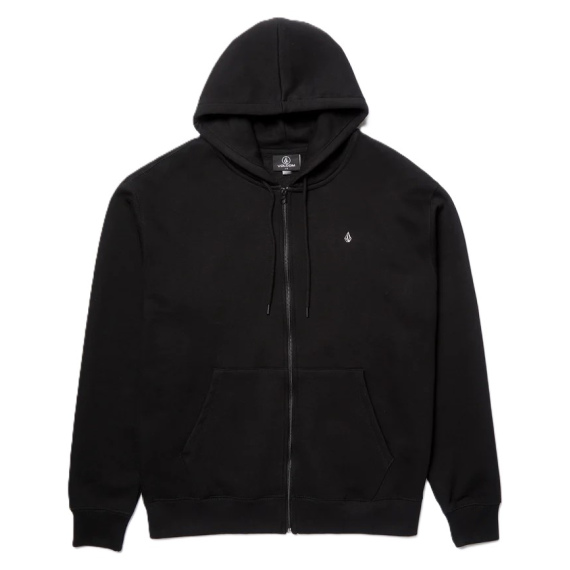 Majica Volcom SINGLE STONE ZIP - Black