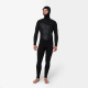 Mystic Obleka VOLT 6-4-3 Hooded Frontzip - 900 Black
