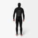 Mystic Obleka VOLT 6-4-3 Hooded Frontzip - 900 Black