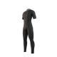 Mystic BRAND Shortarm 3-2 Backzip Flatlock - 900 Black