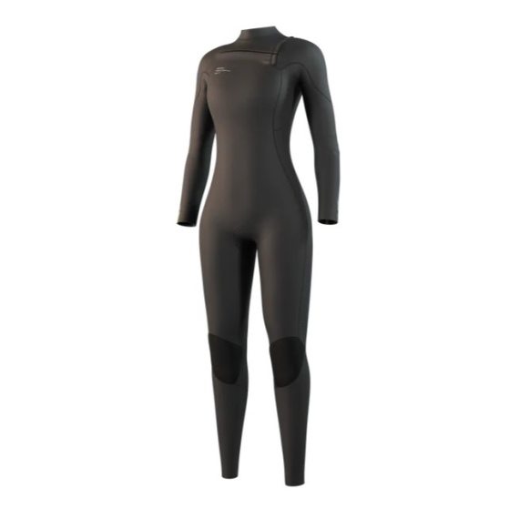 Mystic Obleka EVOLVE 3-2 Frontzip Women - 900 Black
