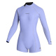 Mystic LUNAR 2-2 Longarm Shorty Backzip Women - 438 Iris Blue