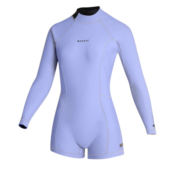Mystic LUNAR 2-2 Longarm Shorty Backzip Women - 438 Iris Blue