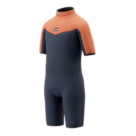 Mystic STAR Shorty 3-2 Backzip Kids - 424 Navy-Orange