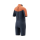 Mystic STAR Shorty 3-2 Backzip Kids - 424 Navy-Orange