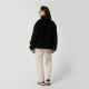 Majica Mystic DTS Fleece Half Zip - 900 Black