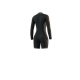 Mystic Obleka BRAND Longarm Shorty 3-2 Backzip Flatlock Women - 900 Black