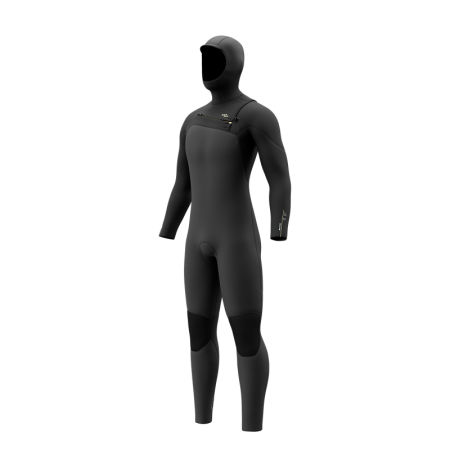 Mystic Obleka MOTION 5-3 Hooded Frontzip - 900 Black