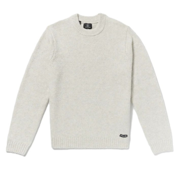 Volcom EDMONDER II Sweater - Dirty White