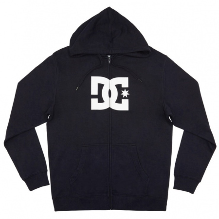 DC STAR ZIP Hoodie - Black