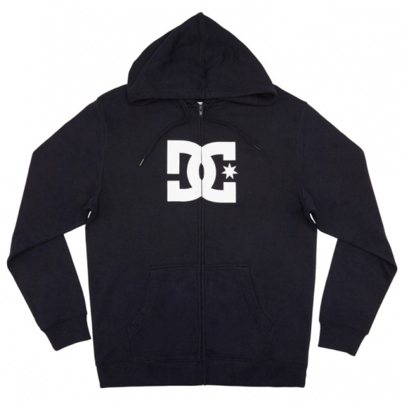 Majica DC STAR ZIP Hoodie - Black