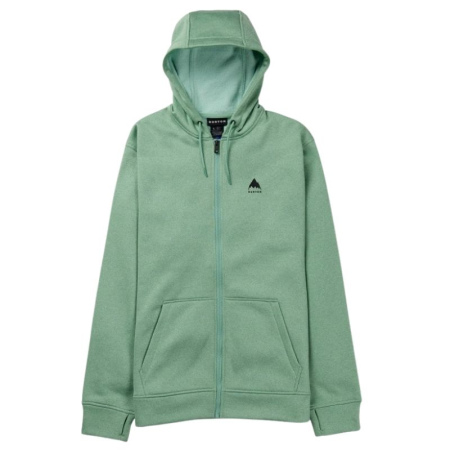 Burton OAK Zip Hoodie - Soft Sage Heather