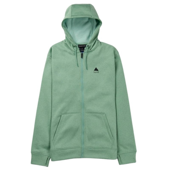 Burton OAK Zip Hoodie - Soft Sage Heather