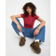 Hlače Volcom STONED BF LOWRISE - Worn Light Blue
