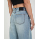 Hlače Volcom STONED BF HIRISE - Dusty Blue Wash