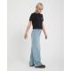 Hlače Volcom STONED BF HIRISE - Dusty Blue Wash