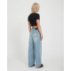 Hlače Volcom STONED BF HIRISE - Dusty Blue Wash