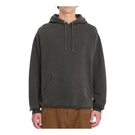 Volcom SINGLE STONE PW PO Hoodie - Rinsed Black