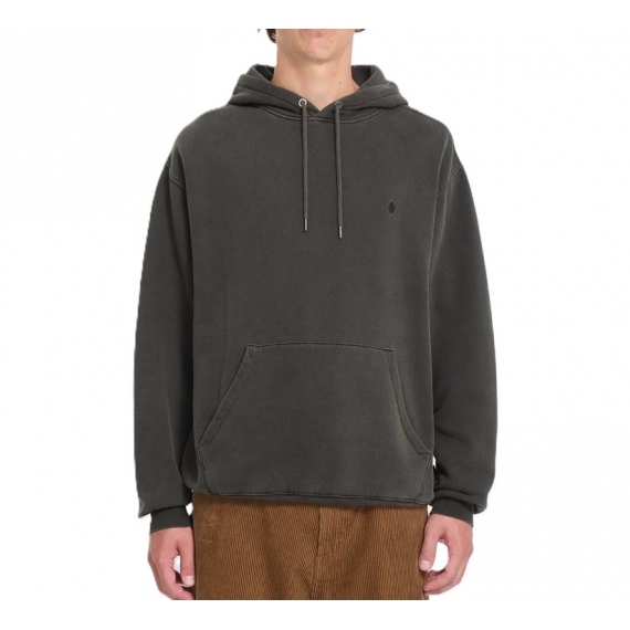 Volcom SINGLE STONE PW PO Hoodie - Rinsed Black