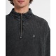 Volcom SINGLE STONE QUARTER ZIP Sweat - Light Acid Black
