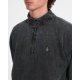 Volcom SINGLE STONE QUARTER ZIP Sweat - Light Acid Black