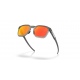 Oakley HSTN SQ 2.0 - 9555-06 Matte Grey Smoke-Prizm Ruby Polarized