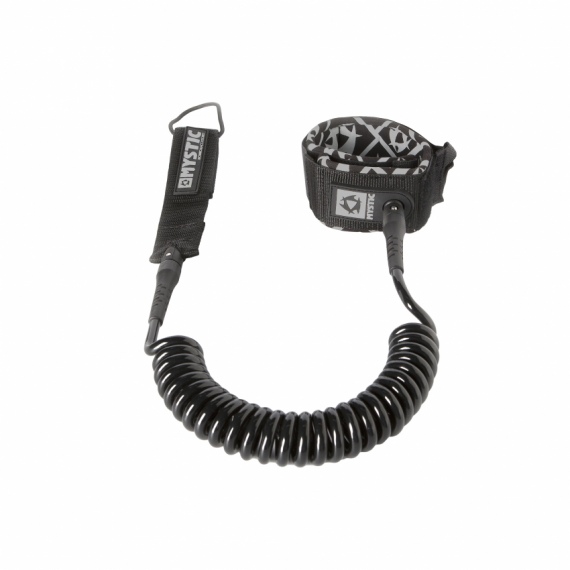 Mystic LEASH SUP COILED - 900 Black